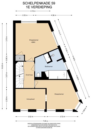 Floorplan - Schelpenkade 59, 2313 ZZ Leiden